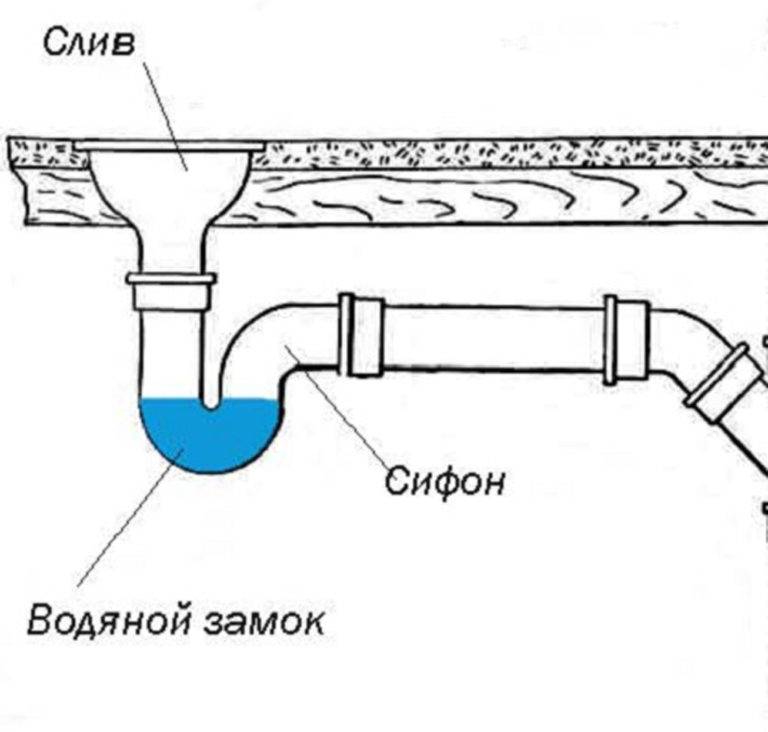 Гидрозатвор для канализации: сифон, сухой, для бани и стиральной машины