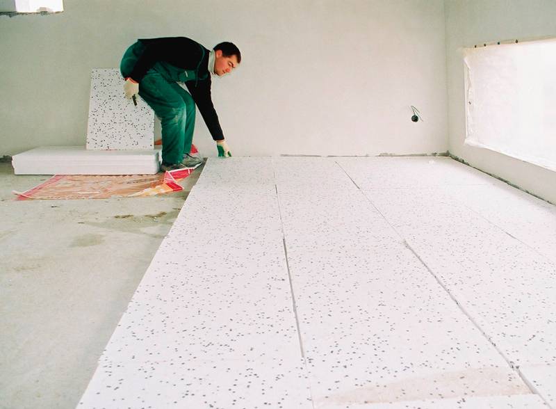 Как утеплить бетонный пол - технология, способы, материал