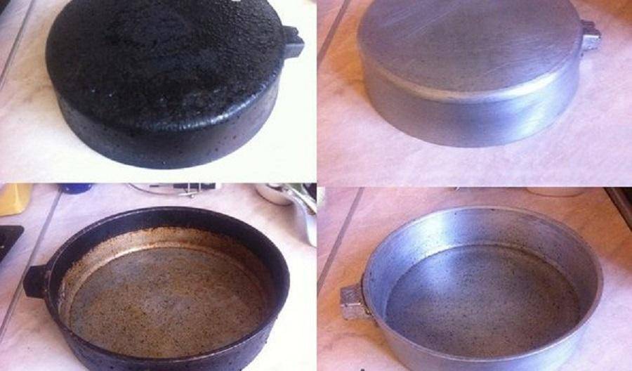Как очистить сковороду от застарелого нагара в домашних условиях, как отмыть чугунную сковороду от гари
