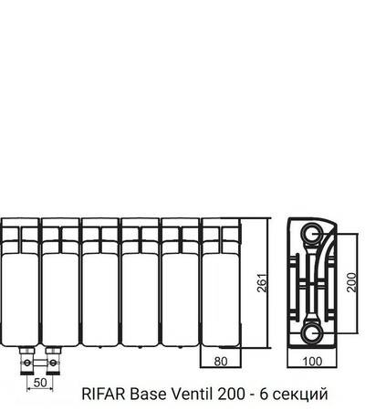 Длина радиатора отопления 10 секций