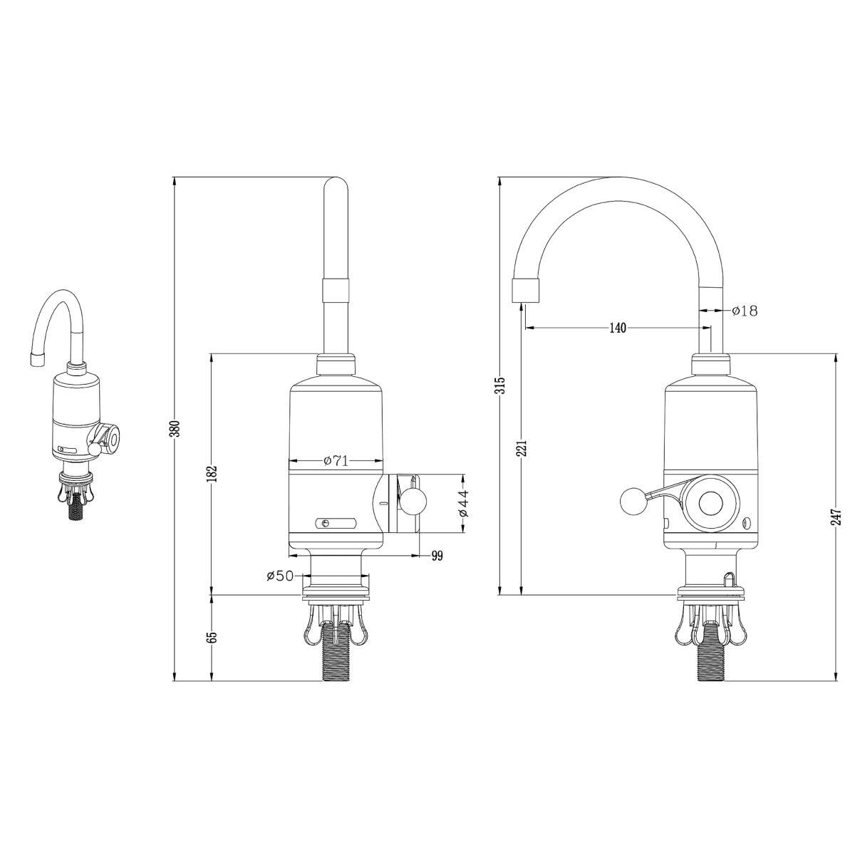 Принцип работы проточного электрического водонагревателя на кран: выбор, преимущества и недостатки