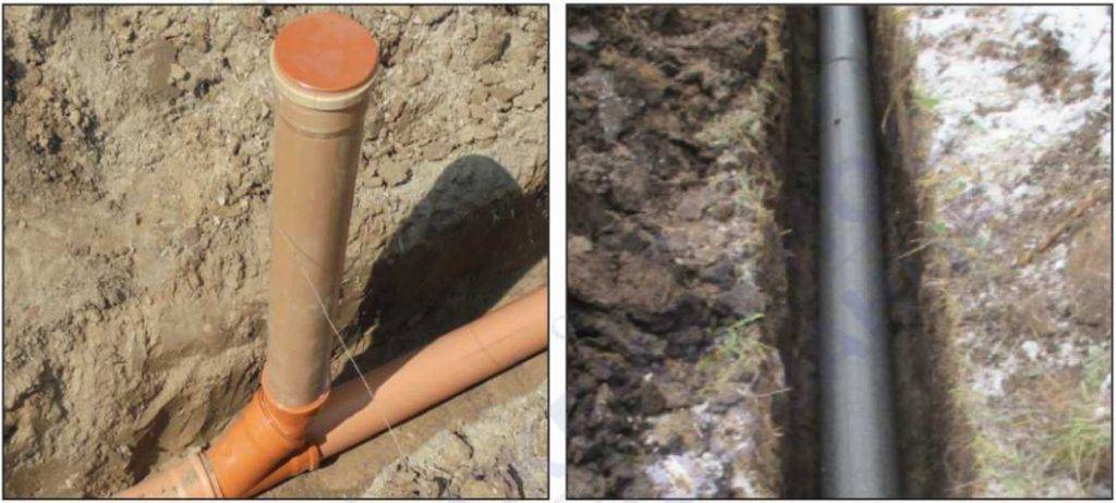 Прокладка канализационных труб в земле | технология укладки канализации