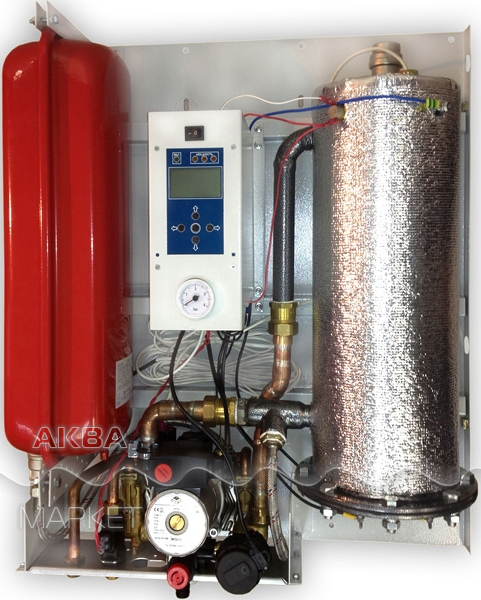 Двухконтурный котел электрический для отопления и водоснабжения настенный в частном доме