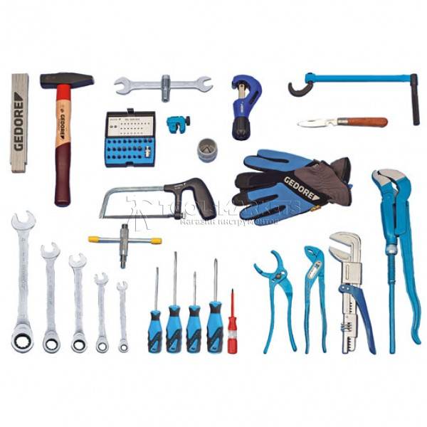Инструменты, необходимые для ремонта и отделки помещений.