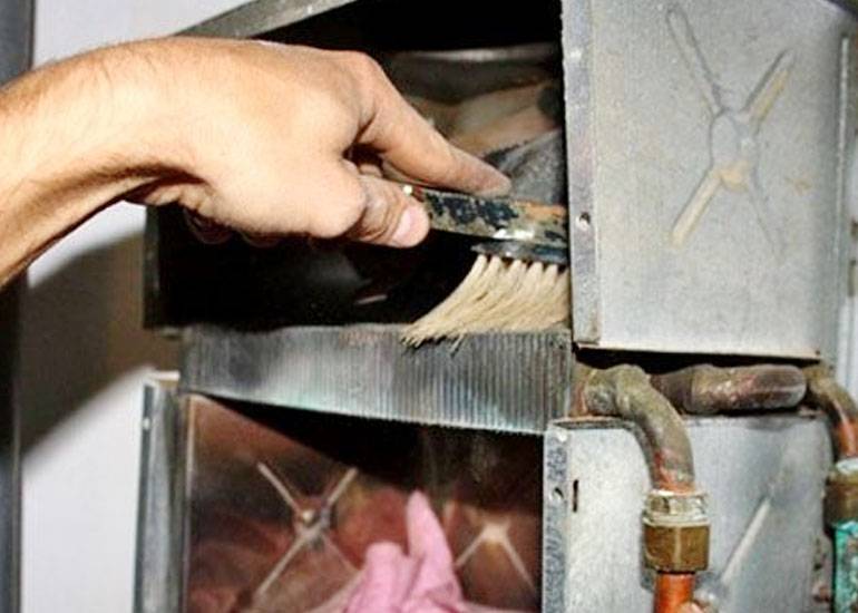 Промывка теплообменника газового котла: химическая чистка своими руками от сажи и накипи